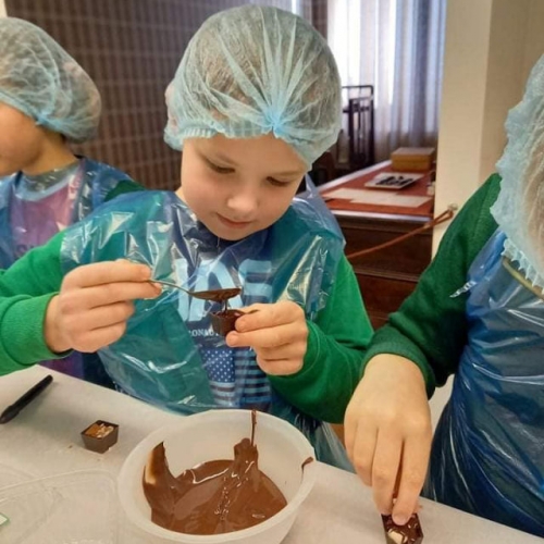 Saldi edukacija ,,Rūtos” šokolado muziejuje