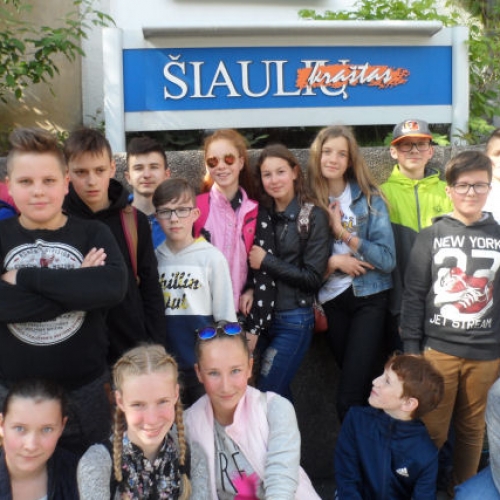 „Šiaulių krašto“ redakcijoje lankėsi Šiaulių Salduvės progimnazijos 6a klasės mokiniai