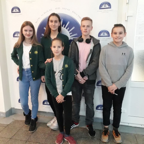 III vieta matematikos komandiniame 5-8 klasių mokinių konkurse Stasio Šalkauskio gimnazijos įsteigtam prizui laimėti