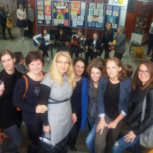 Projekto ,,Renkuosi mokyti-mokyklų kaitai” pokyčio komanda dalyvavo viešojoje konsultacijoje Vilniaus Vasilijaus Kačialovo gimnazijoje.
