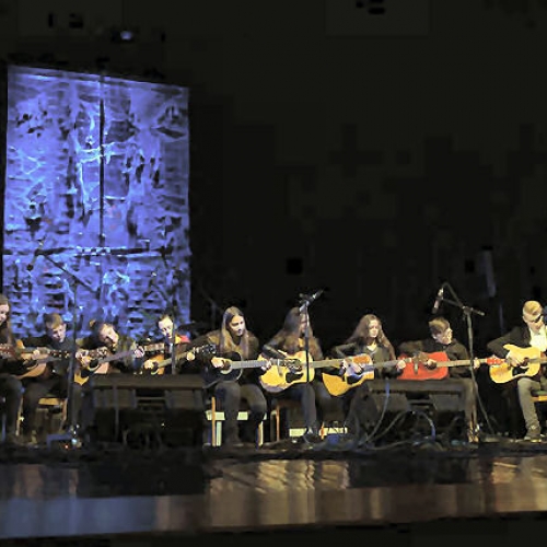 Gitaros studijos mokiniai dalyvavo festivalyje „Rudens mozaika”